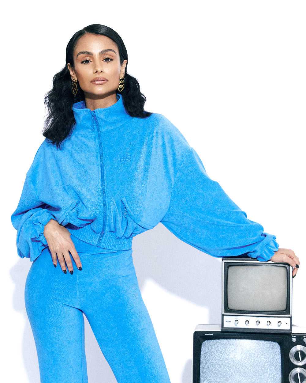 Alpha Crop Jacket - XS / CERULEAN BLUE / JACKET