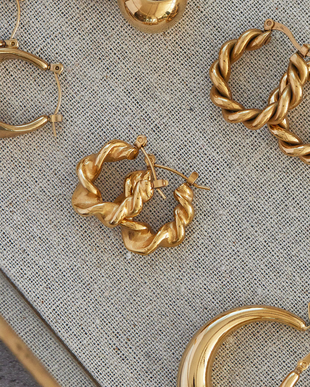 CALYPSO HOOPS (GOLD) - Earrings