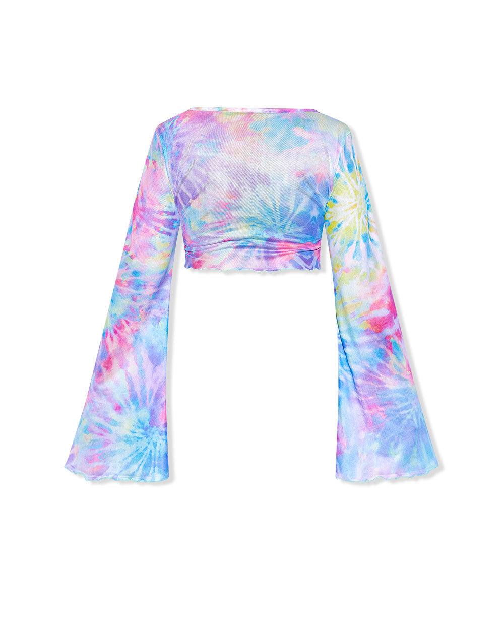 Proxima Bell Sleeved Crop Top Tie-Dye - Shirts & Tops