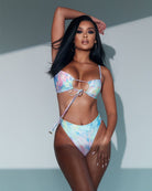 Nebula Bandeau Top Tie-Dye (Reversible) - Small / Tye