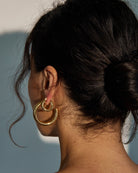 MAIA HOOPS (GOLD) - hoops