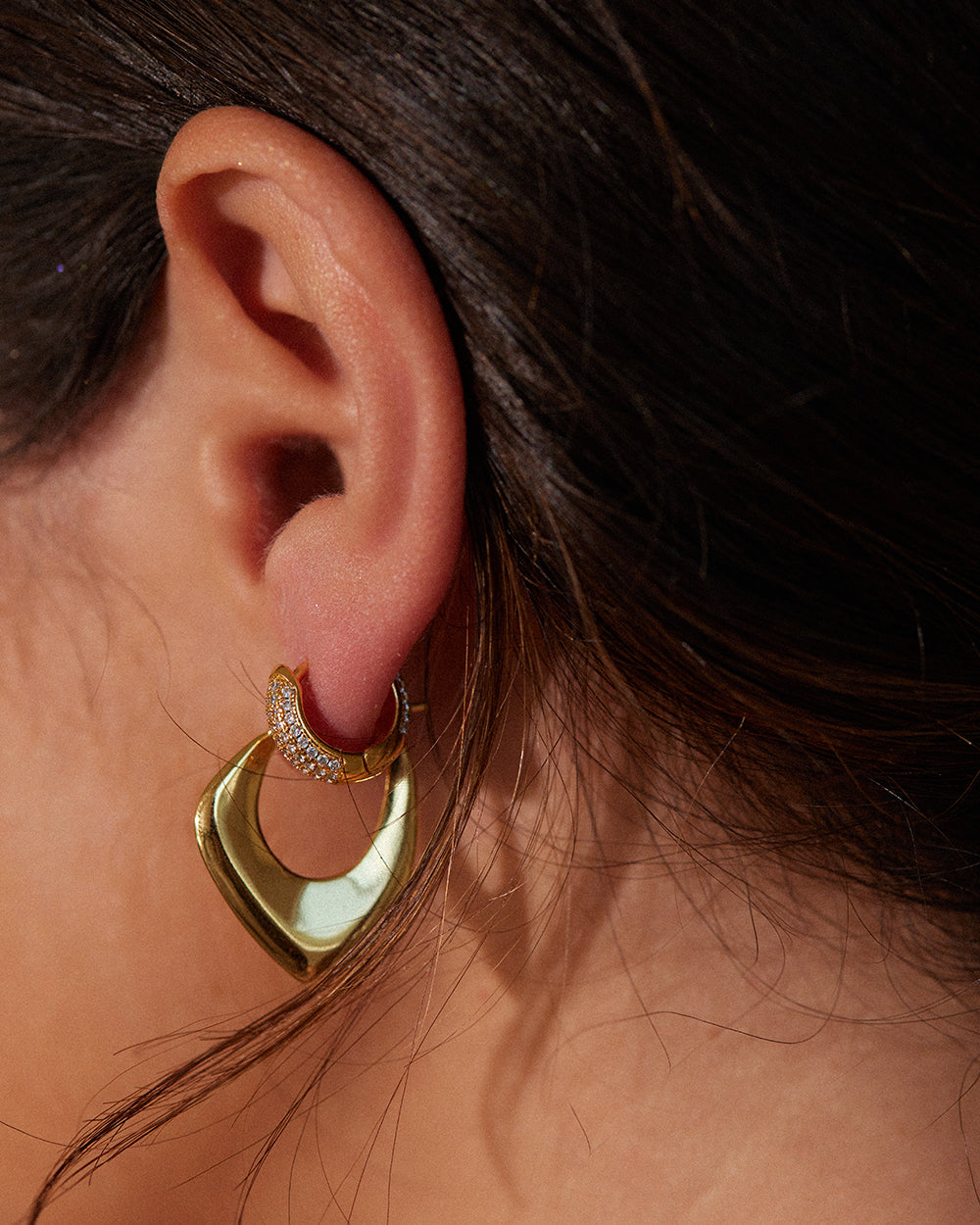 EROS HOOPS (GOLD) - Earrings