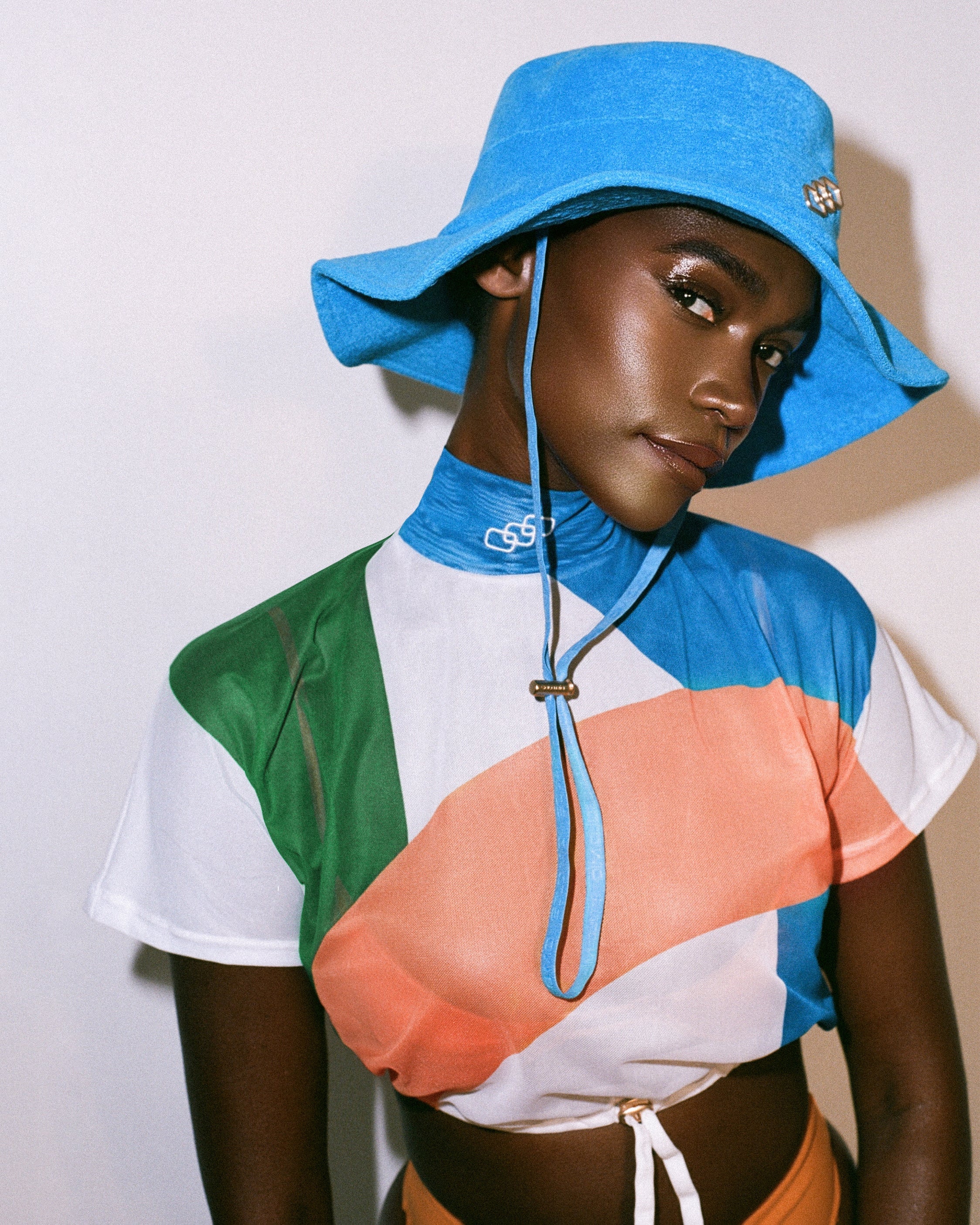 Xi Mock Neck Crop Top - top