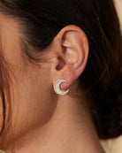 SNOW MOON STUDS - Earrings