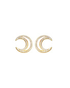 SNOW MOON STUDS - Earrings