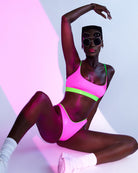 Venus Neon Bikini Top (Reversible)