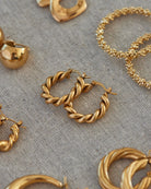 SOL HOOPS (GOLD) - Earrings
