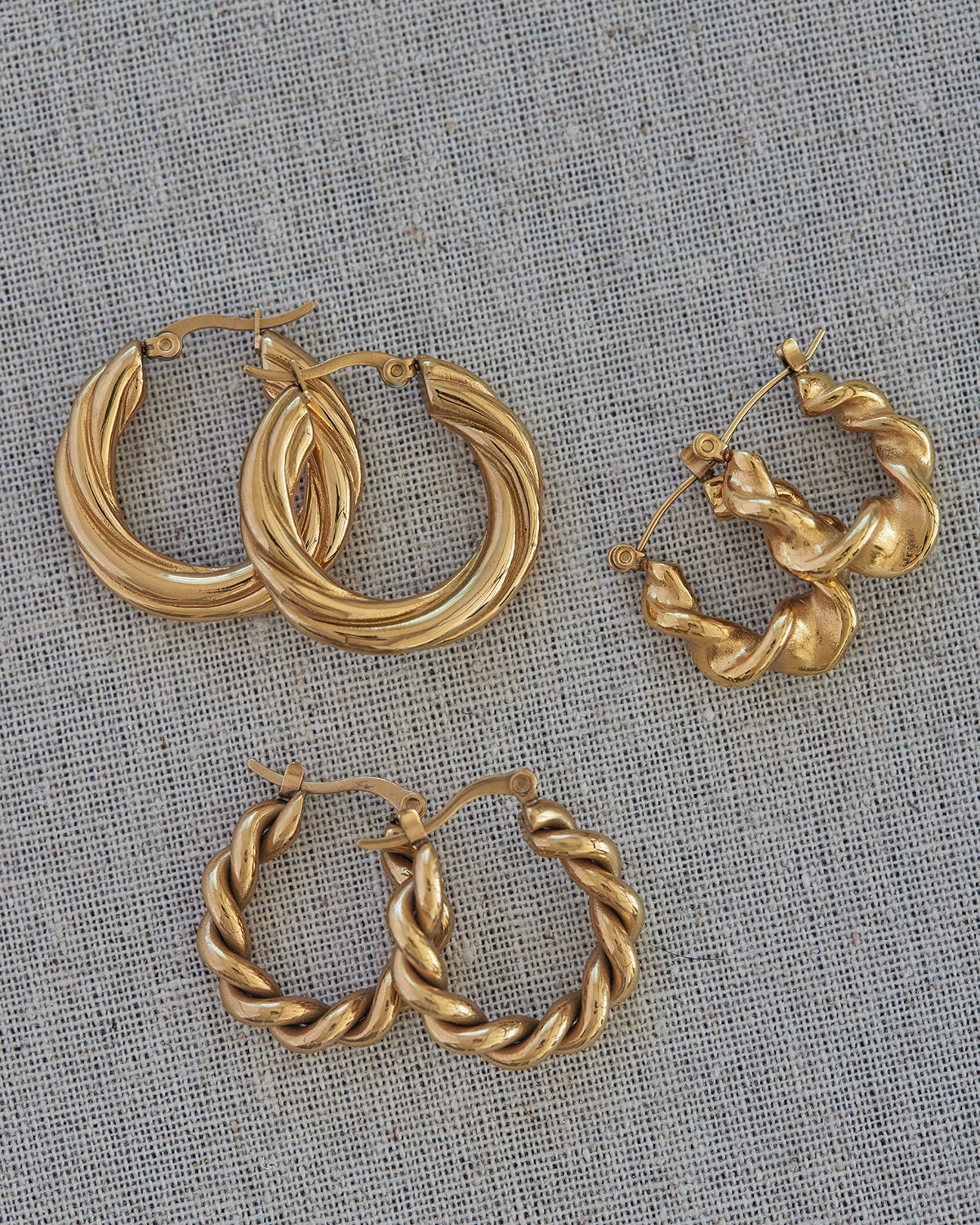 CALYPSO HOOPS (GOLD) - Earrings
