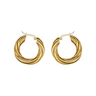 RHEA HOOPS (GOLD) - Earrings
