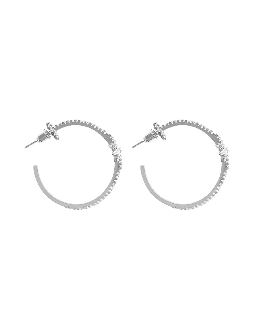 CERES HOOPS (SILVER) - Earrings