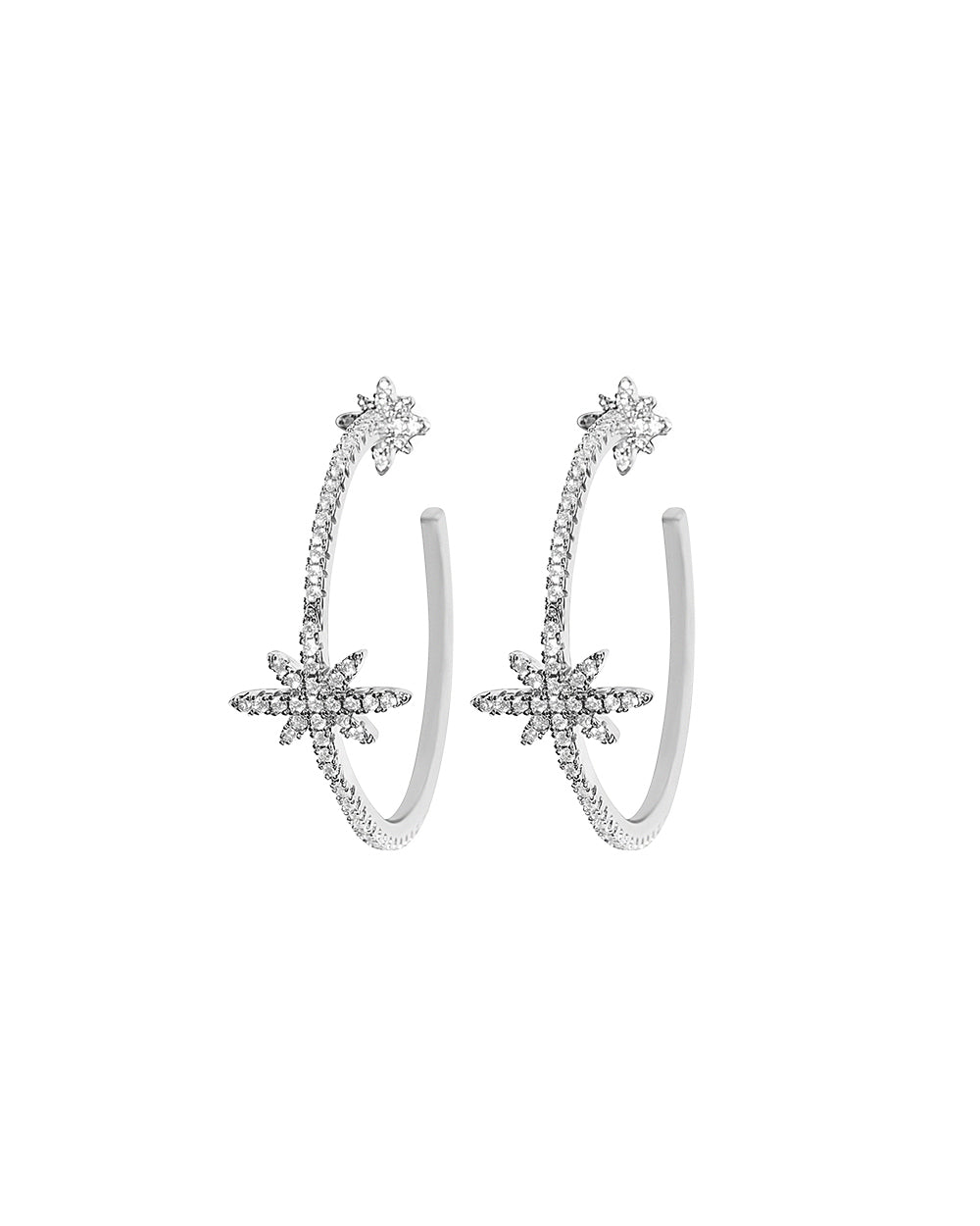 CERES HOOPS (SILVER) - Earrings