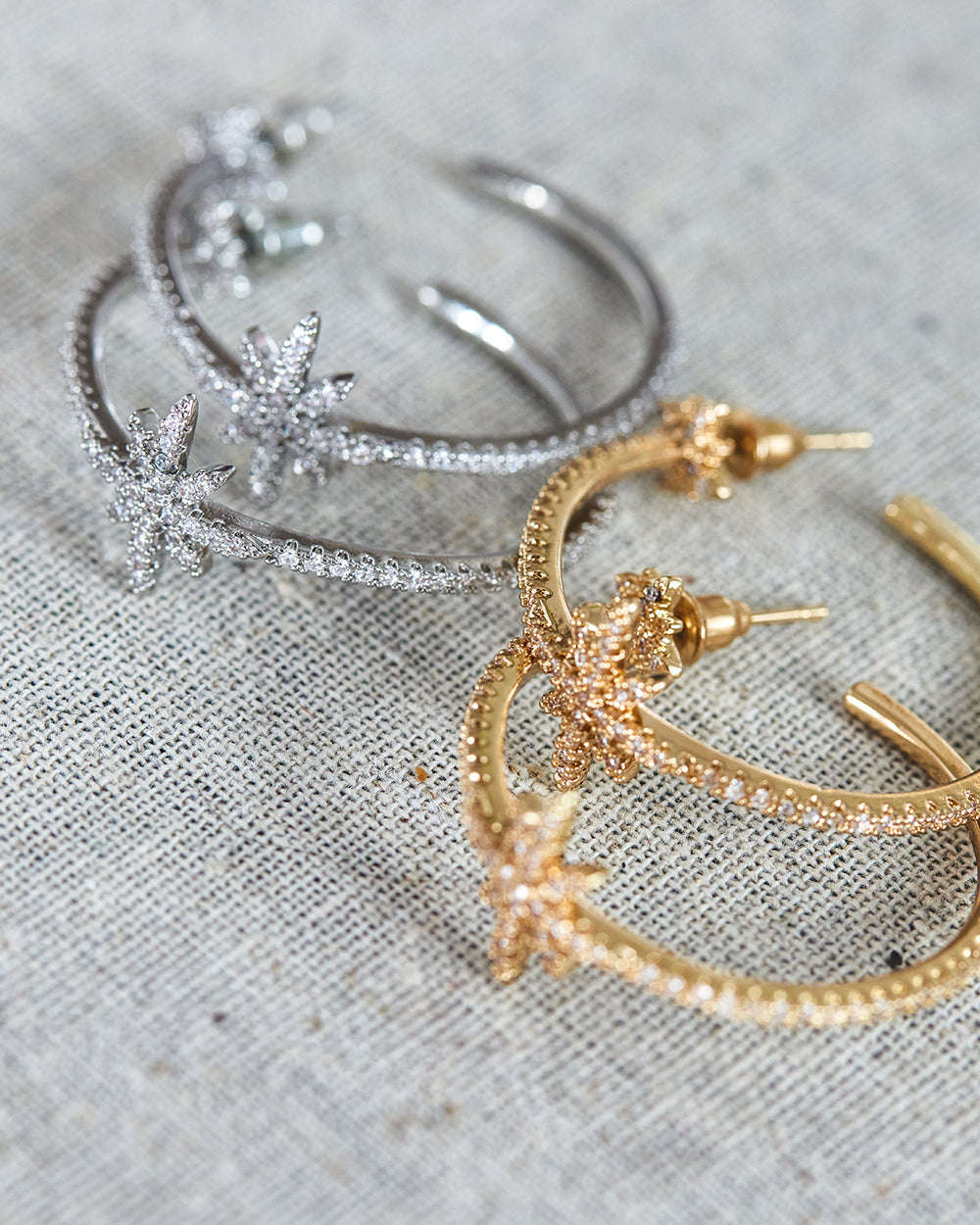 CERES HOOPS (SILVER) - Earrings