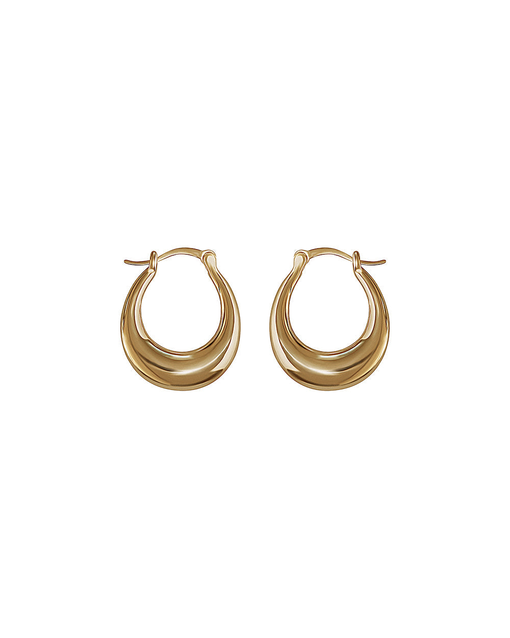 SÍGMA HOOPS (GOLD) - Earrings