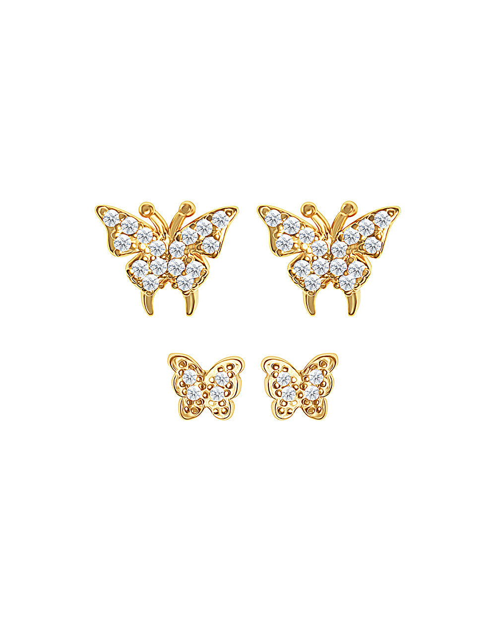 XERCES STUD SET (GOLD) - Earrings