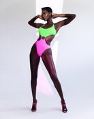 Saturn High-waisted Monokini (Reversible) - One Piece