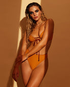 Mercury Semi-High Waisted Bottoms (Reversible) - Bikini