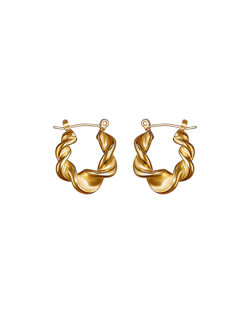 CALYPSO HOOPS (GOLD) - Earrings