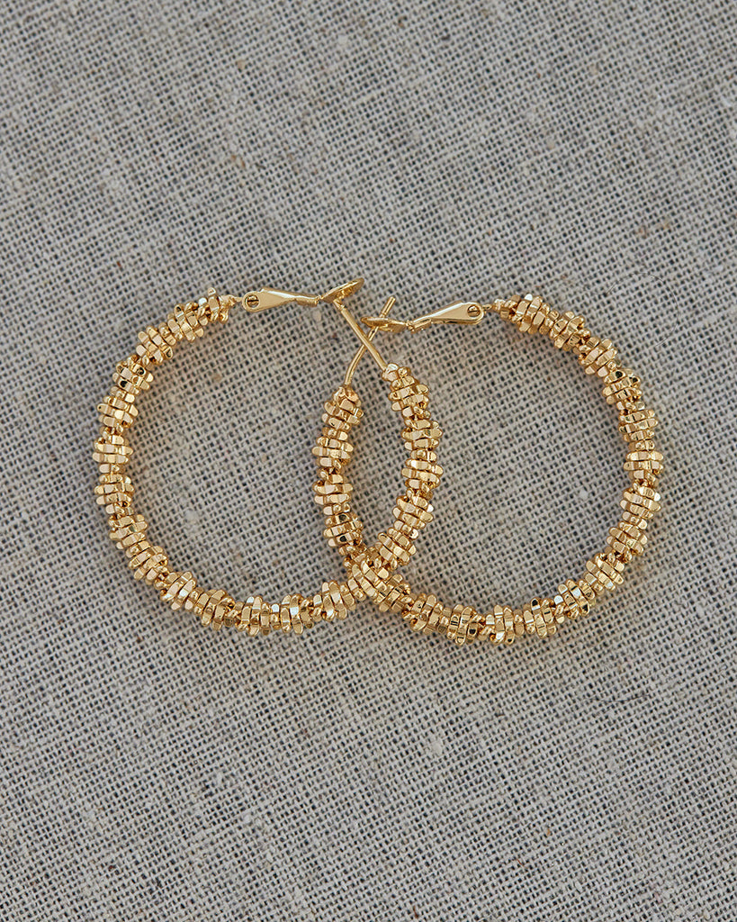 SIRIUS HOOPS (GOLD) - Earrings