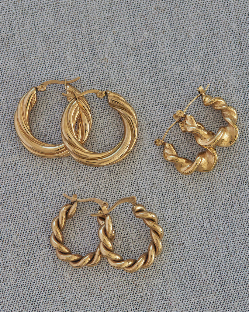 CALYPSO HOOPS (GOLD) - Earrings