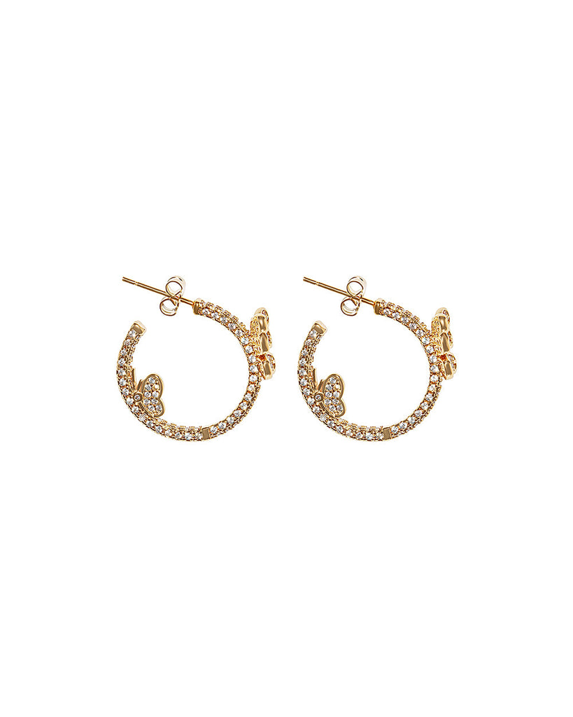 PAPILLON HOOPS (GOLD) - Earrings